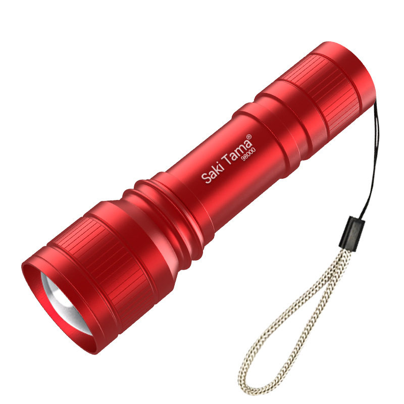 LED strong light small flashlight USB rechargeable multifunctional mini student portable work light Wholesale gift